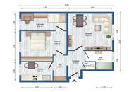 "3 Zimmer. Ihr perfektes Zuhause wartet."