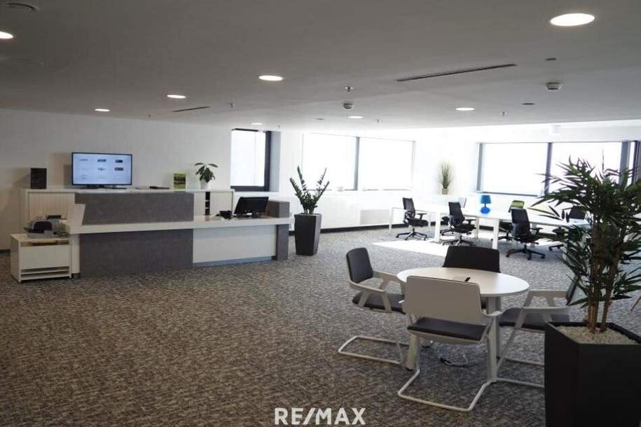 Büro im Millennium Tower - Provisionsfrei für den Mieter!, Gewerbeobjekt-miete, 7.450,00,€, 1200 Wien 20., Brigittenau