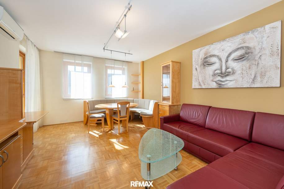 Wohnen in ruhiger Lage – 3 Zimmer-Wohnung mit Loggia und TG-Parkplatz in Graz-St.Peter, Wohnung-kauf, 290.000,€, 8042 Graz(Stadt)