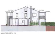 Vier Neubauwohnungen in sehr guter Lage- zwei im EG mit Terrassen und Eigengarten- zwei im OG mit Balkon- vier eigene Carports