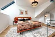 Erstbezug: Luxuriöse Dachgeschoss Wohnung auf einer Ebene mit Balkon in Währinger Toplage! Klimatisiert, Smart-Home!