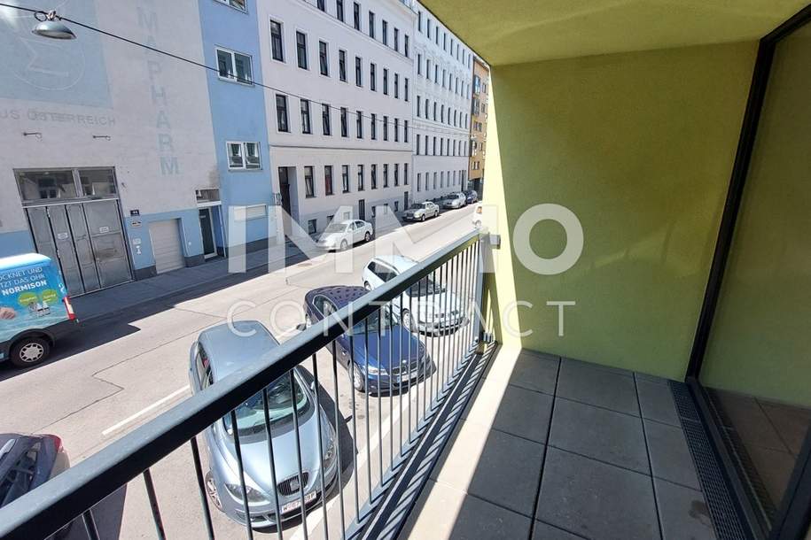 UNBEFRISTET! kleine Zweizimmer-Loggia-Wohnung: Salzachstraße 39 w9. Miete ohne Garage € 760 +Energie, Wohnung-miete, 841,65,€, 1200 Wien 20., Brigittenau