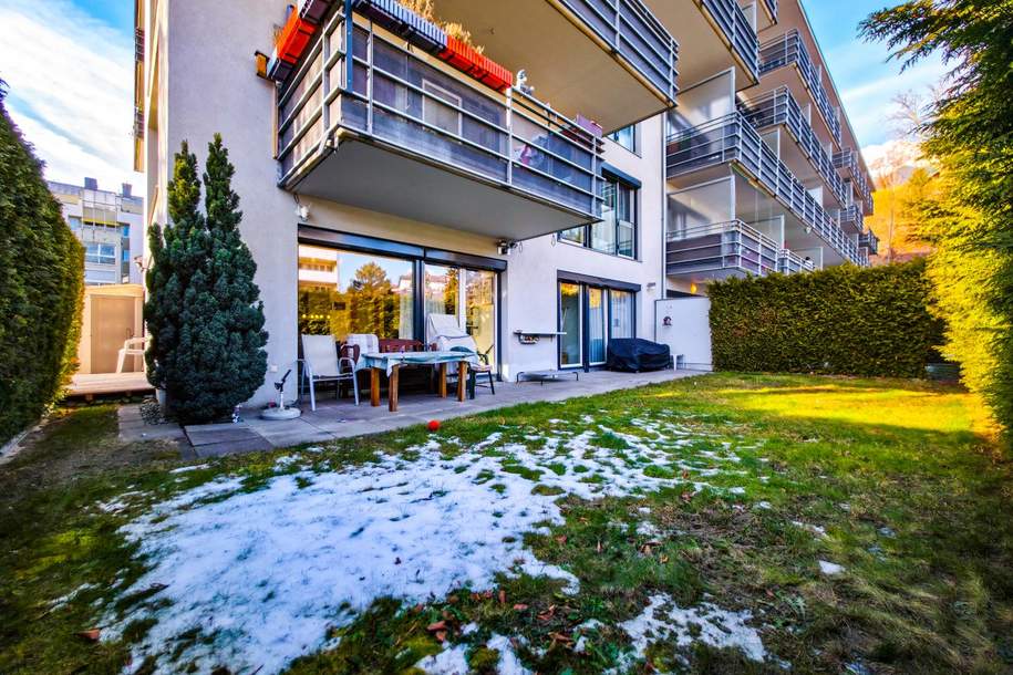 Barrierefreie 3-Zimmer-Garten-Wohnung in Niedrigenergiebauweise samt oprtionalen TG-Platz in der Höttinger Au!, Wohnung-kauf, 564.000,€, 6020 Innsbruck-Stadt