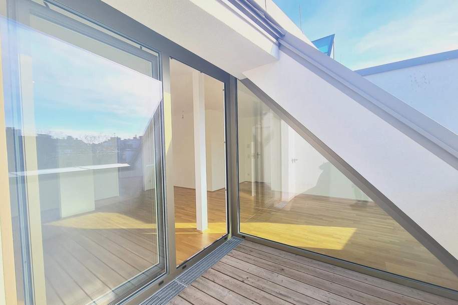 Urbanes Wohnen im 6. Bezirk - Erstbezugs 2-Zimmer-Dachgeschoss-Penthouse, Wohnung-kauf, 691.100,€, 1060 Wien 6., Mariahilf