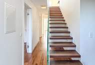 Provisionsfrei: Klimatisierte Dachgeschoss Maisonette mit 2 Terrassen und Kamin nahe Uno City!