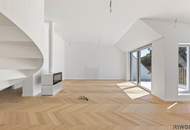 3,7m Raumhöhe im DG, Garage mit 2 Stellplätze, Atrium, Aufzug in die Wohnung und 360° Dachterrasse