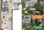 LINZ/URFAHR (Auberg) : NEUBAU - EIGENTUMSWOHNUNG ca. 76,65 m² Wohnfläche, 3 Zimmer + Balkon, inkl.Tiefgaragenstellplatz + EIGENGARTEN möglich