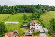 Haus mit Pool &amp; Kleinlandwirtschaft inkl. Bauland, Freiland &amp; Wald in idyllischer Lage!