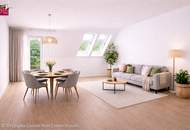 Attraktive 2-Zimmer-Neubauwohnung mit Balkon im 1. Dachgeschoss – ruhige Anlage mit 7 Einheiten
