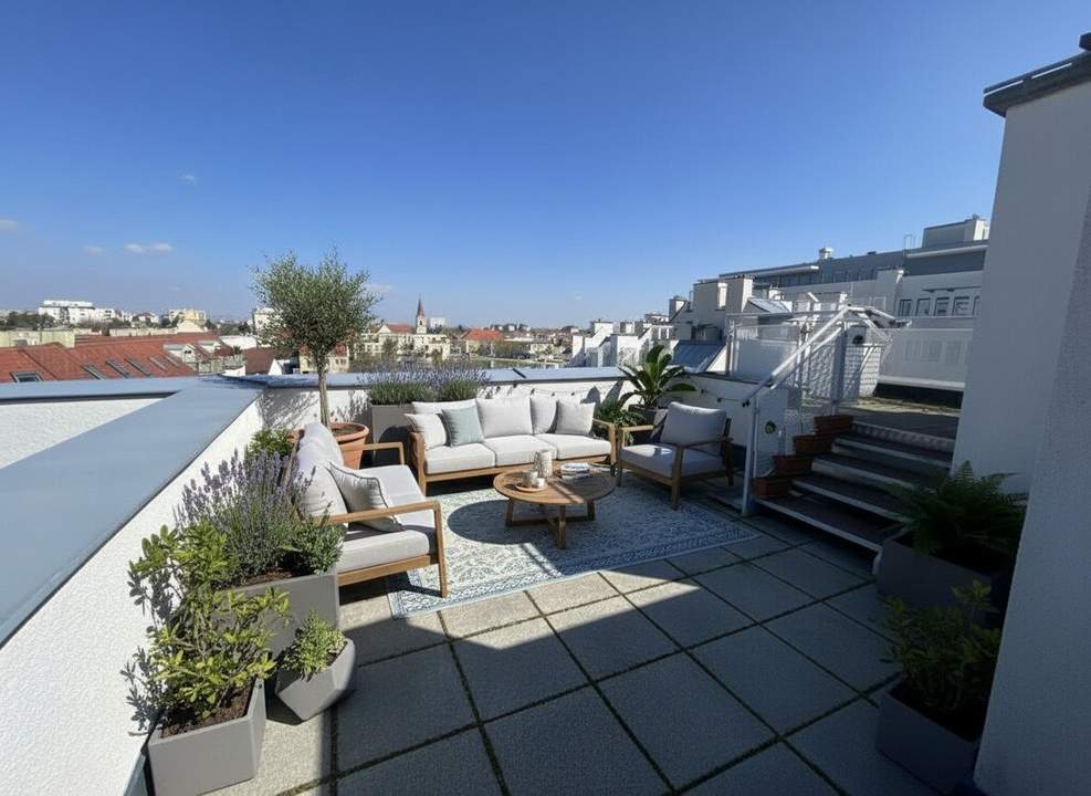 Charmante Maisonette-Wohnung mit großer, sonniger Dachterrasse in Wiener Neudorf zum KAUF