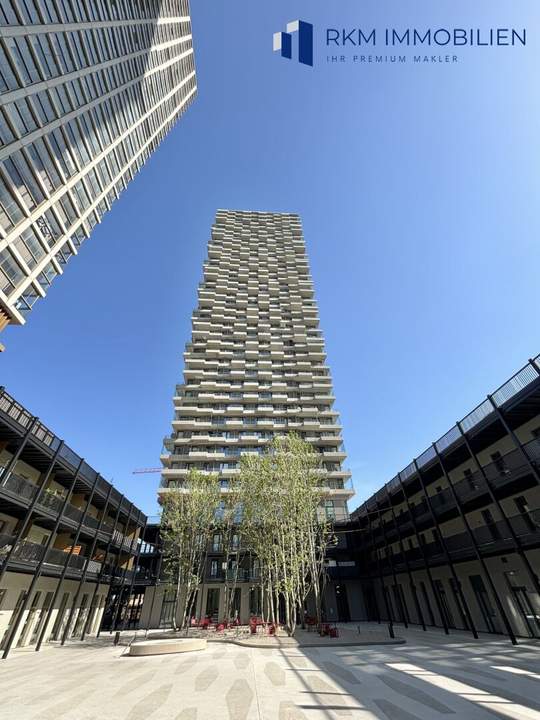 Die schönste verfügbare Aussicht über Wien in der 36. Etage *THE ONE TOWER*
