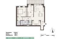 Exklusive 3-Zimmer-Neubauwohnung mit Balkon, Smart-Steuerung, Pool im Garten & Tiefgarage