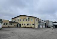 Produktions- und Lagerhalle mit Büro &amp; Freiflächen in Hörsching zu vermieten B WIDMUNG !!