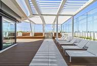 ++ Der WOLKENKRATZER an der DONAU ++ DREI Zimmer mit Skyline-View