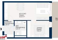 SMART WOHNEN | 2-ZIMMER-WOHNUNG MIT GROßZÜGIGEM BALKON