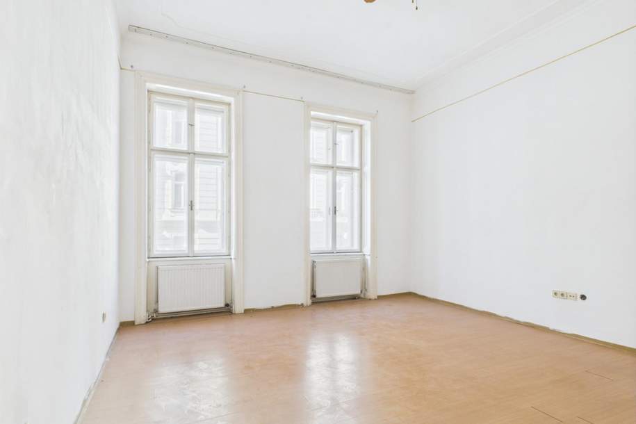 Großzügig geschnittene sanierungsbedürftige 3-Zimmer-Altbauwhg. nur 3 Minuten von der U-6 Alserstraße entfernt, Wohnung-kauf, 429.000,€, 1090 Wien 9., Alsergrund