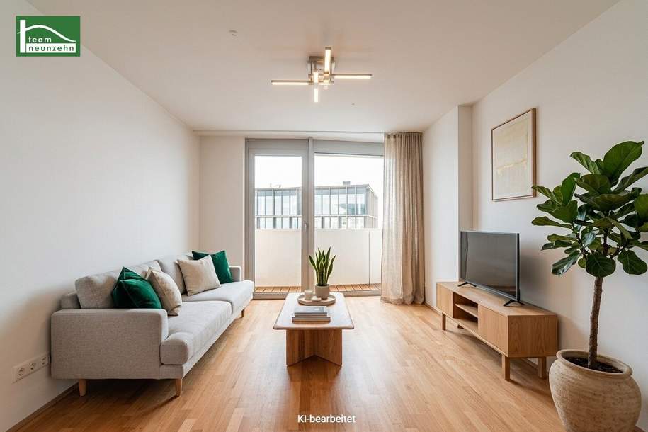 Urbanes Wohnen mit Klasse – exklusive Neubauwohnung beim Wiener Hauptbahnhof - ab sofort beziehbar!, Wohnung-miete, 1.198,99,€, 1100 Wien 10., Favoriten