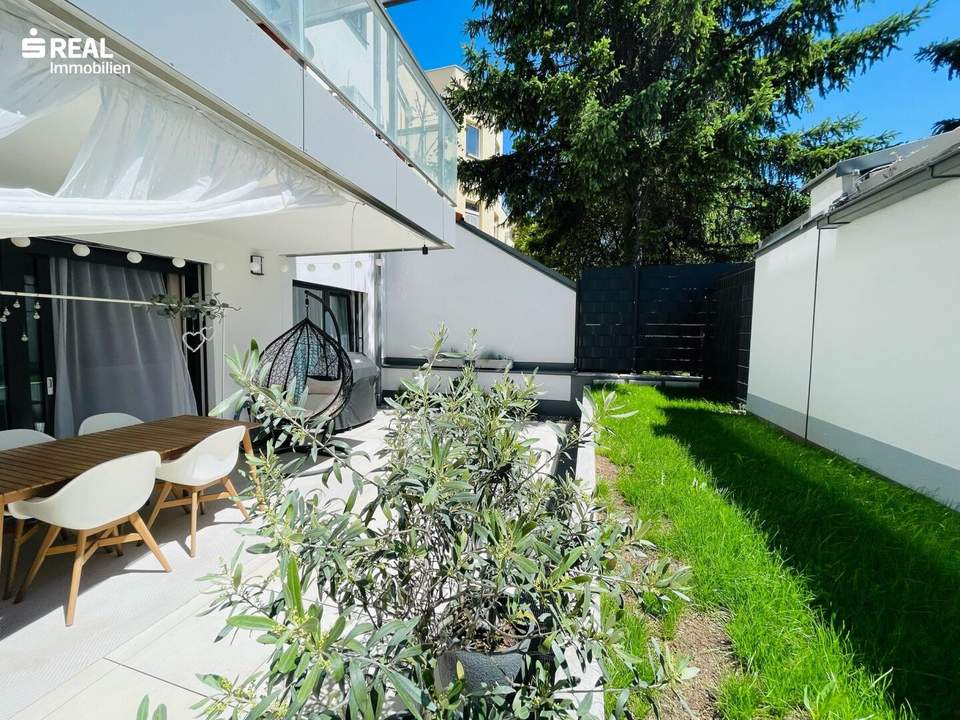 Hochwertige 3-4 Zimmer Gartenwohnung mit großer Terrasse &amp; ausgebautem Hobbyraum