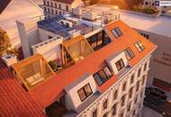 AKTIONSPREIS + Provisionsfrei! Luxuriöses Penthouse in Bestlage: Private Liftfahrt - 50 m² Sonnenterrasse - 5 Zimmer + Garage! Genial