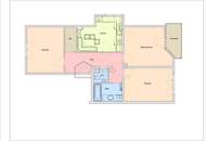 Großzügige 3-Zimmer-Hochpaterre-Wohnung in Dornbirn | 89m² Wohnfläche | Frisch renoviert | Wohnküche mit Eckbank | Süd-Veranda