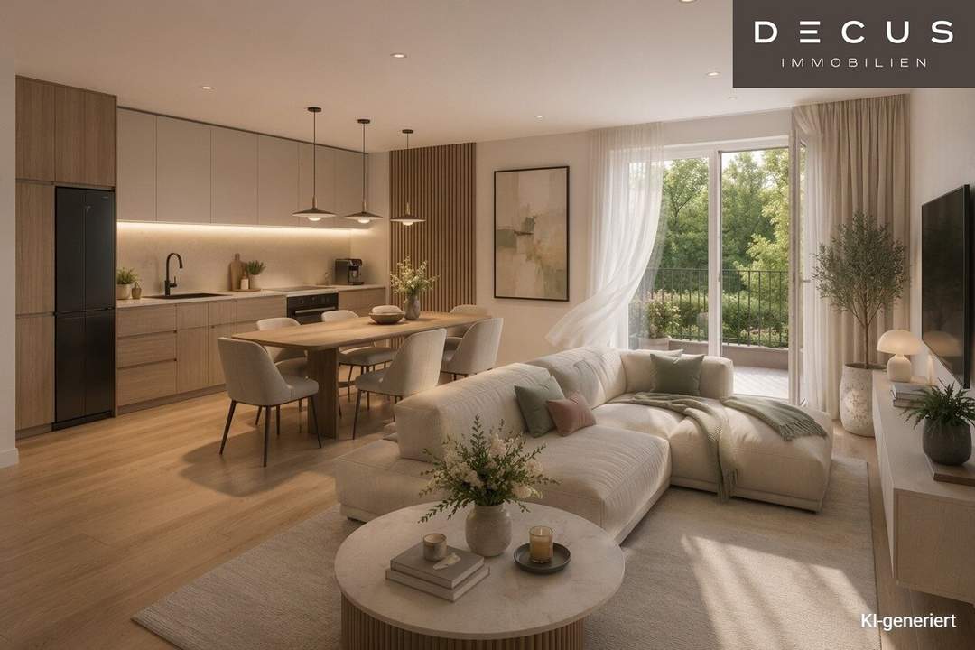 | 4 ZIMMER WOHNUNG | GROSSZÜGIGER ERSTBEZUG MIT 3 LOGGIEN & 2 BÄDERN | 1. OBERGESCHOSS |