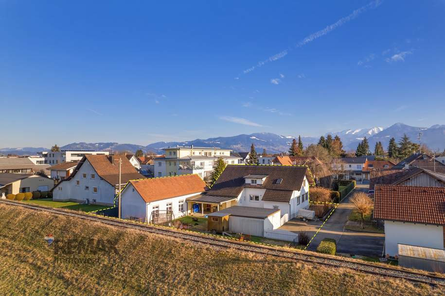 Einzigartiges Ensemble in Lustenau: Wohnhaus und einstiges Stickereigebäude am Ende einer Sackgasse, Haus-kauf, 6890 Dornbirn
