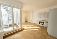 Stilvolle 2-Zimmer + Wohnküche DG Wohnung mit großer Dachterrasse in 1070 Wien (Burggasse)