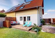 Doppelhaushälfte in Seyring – 106 m² Wfl., 380 m² Grund, Garten