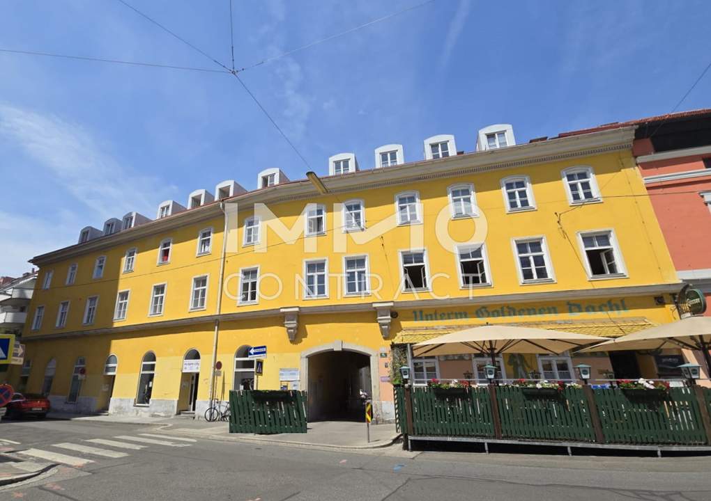 WG-geeignete 2 Zimmer-Wohnung mit großer Ess-Küche in zentraler Lage - Nahe der TU - , Schießstattgasse 4 - Top 19