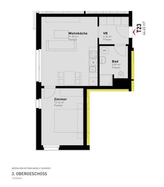 Bertha-von-Suttner-Gasse 6, 1220 Wien / I3