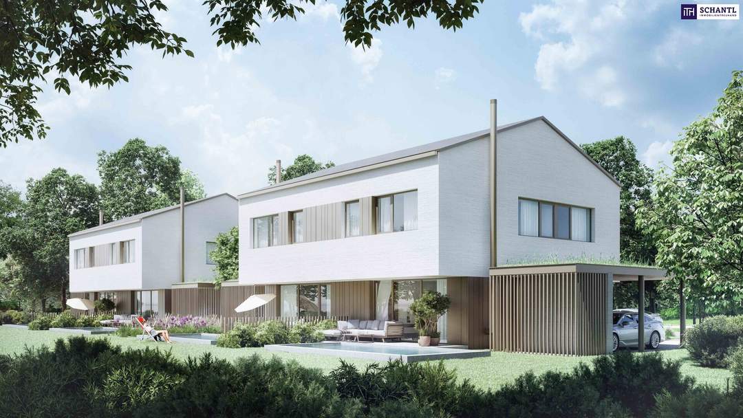 GESAMTPROJEKT SICHERN! 4 moderne Doppelhaushälften mit großzügigen Gärten und Traumlage in Leibnitz