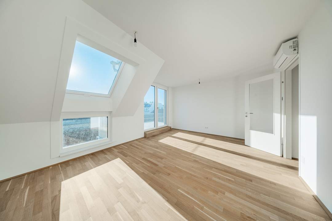 Neues Wohnen mit Weitblick >> zukunftsorientierte Dachgeschoss Wohnung aus hochwertigen Materialien >> LAGE LAGE LAGE