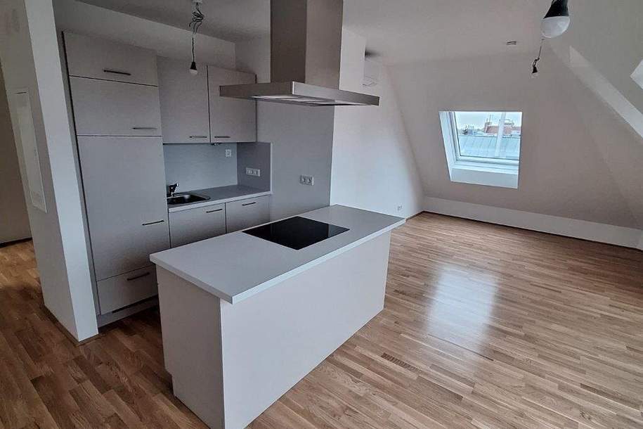 WUNDERSCHÖNE DACHGESCHOSS-WOHNUNG *ERSTBEZUG*, Wohnung-miete, 1.566,62,€, 1120 Wien 12., Meidling