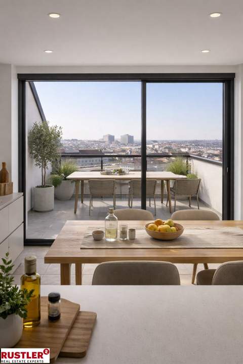 Dachterrassenwohnung in prachtvollen Altbauhaus beim Schlossgarten | Wienblick | Sommer 2026