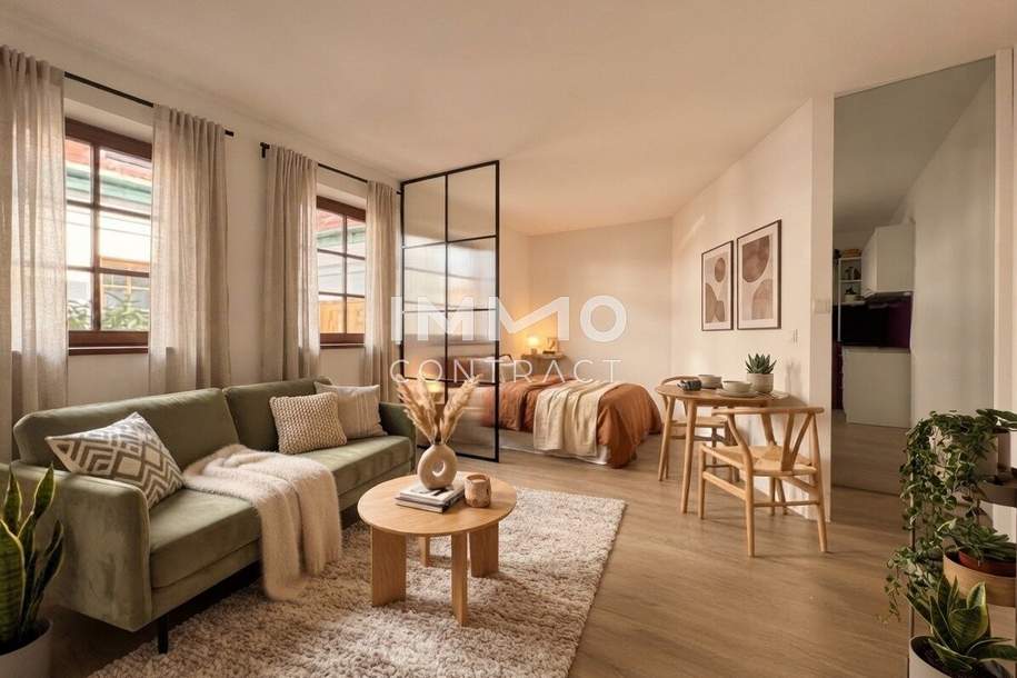 Wohnjuwel in Nußdorf: Charmante Wohnung in ruhiger Innenhoflage!, Wohnung-kauf, 235.000,€, 1190 Wien 19., Döbling