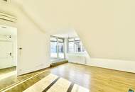 Charmante 2-Zimmer-Dachgeschosswohnung mit Süd-Terrasse und Kühlung nähe Arenbergpark