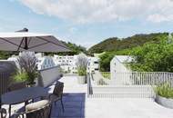 Abkühlen im hauseigenen Pool .... Ihre Traumwohnung mit Terrasse oder Garten und Fernblick Nähe Maurer Wald PROVISIONSFREI !!