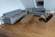 VOLLMÖBLIERTE DG-Wohnung mit westseitiger Terrasse ++ Eine Ebene ++ AB AUGUST!!