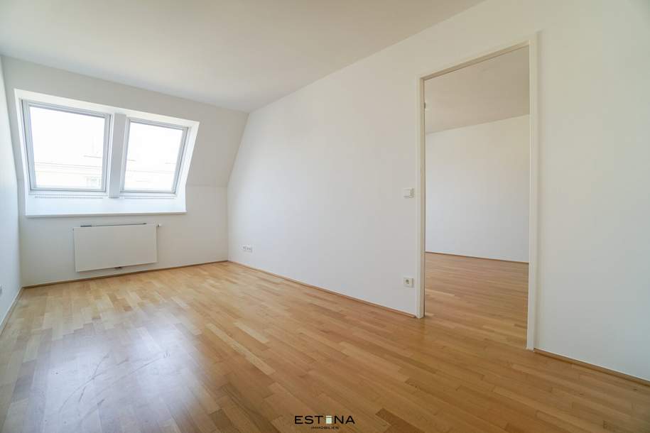 Gemütliche Dachgeschosswohnung mit Klimaanlage - Nahe dem Prater, Wohnung-miete, 1.149,52,€, 1020 Wien 2., Leopoldstadt