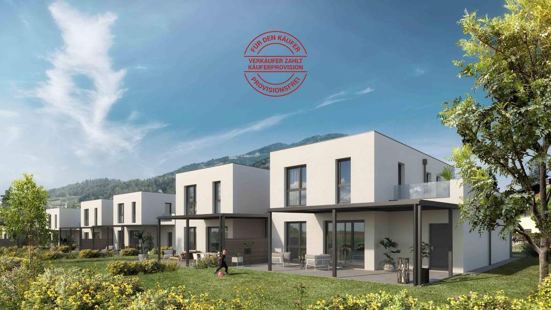 Neubauprojekt: Top modernes Reihenhaus in bester Lage in Wolfsberg/St. Johann