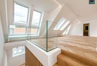 Elevate 1090 – Erstbezug: Dachgeschoss - Maisonette Wohnung (klimatisiert) mit großer Dachterrasse nahe U6 Alser Straße, AKH!
