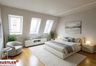 Erstbezug! Dachgeschosswohnung mit 44 m² großer Dachterrasse in bester Lage - Nähe Kutschkermarkt