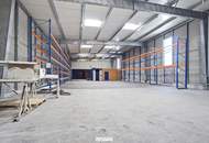 885 m2 Kalthalle mit Hochregalen und Büroeinheit * Miete netto 4,50/m2 *