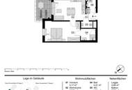 Optimale Raumaufteilung mit Balkon in der Innenstadt