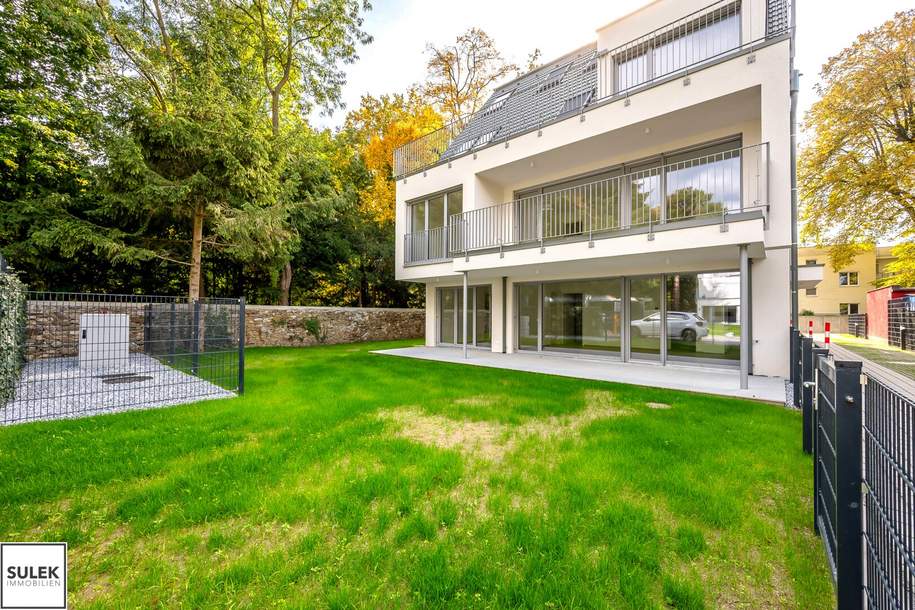 Exklusive Gartenwohnung: 3 Zimmer Erstbezug im Projekt Villa Mauerbach2 – bezugsfertig!, Wohnung-miete, 1.949,60,€, 1140 Wien 14., Penzing