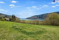 Schnell sein bei dem Preis! Seltenes Baugrundstück mit genialem Donau-Blick in ruhiger Lage: 2.168 m² für großzügiges Eigenheim, Mehrgenerationenwohnen oder Wohnen &amp; Arbeiten auf einem Grundstück!