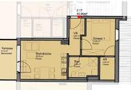 10m² große TERRASSE!!! Top-moderne DG-Wohnung nahe Akademiepark