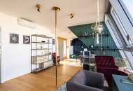 Sonniges Wohnjuwel im Dachgeschoß – Maisonette mit Terrassen nahe Kutschkermarkt