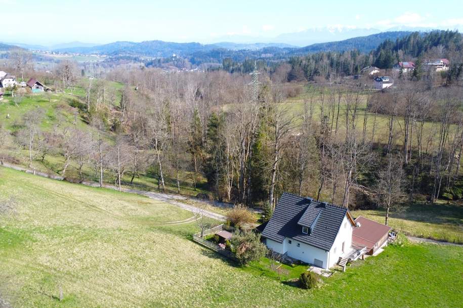 Charmantes Einfamilienhaus mit Einliegerwohnung in Moosburg., Haus-kauf, 390.000,€, 9062 Klagenfurt Land