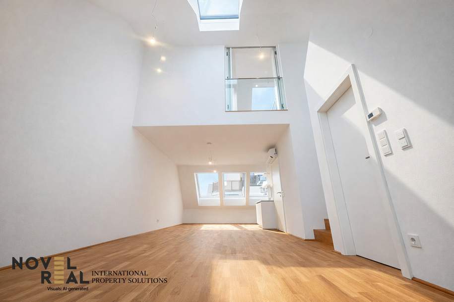 Traumhafte 3-Zimmer-Dachgeschoßwohnung in 1090 Wien – Ihr Erstbezug wartet auf Sie!, Wohnung-miete, 2.598,45,€, 1090 Wien 9., Alsergrund